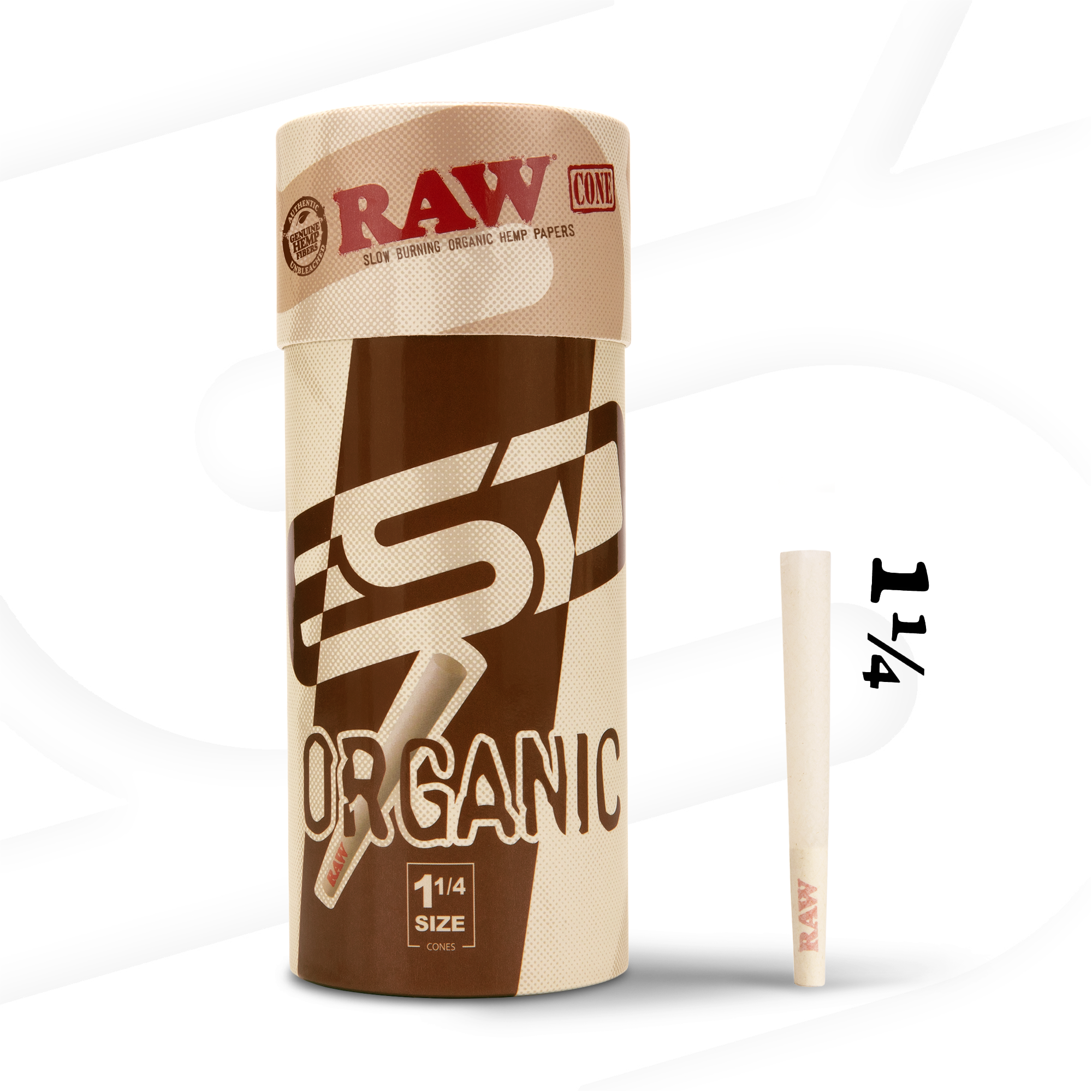 RAW Organic Hemp 1¼ Cones RAW Cones RAWR-CNOH-1401 esd-official
