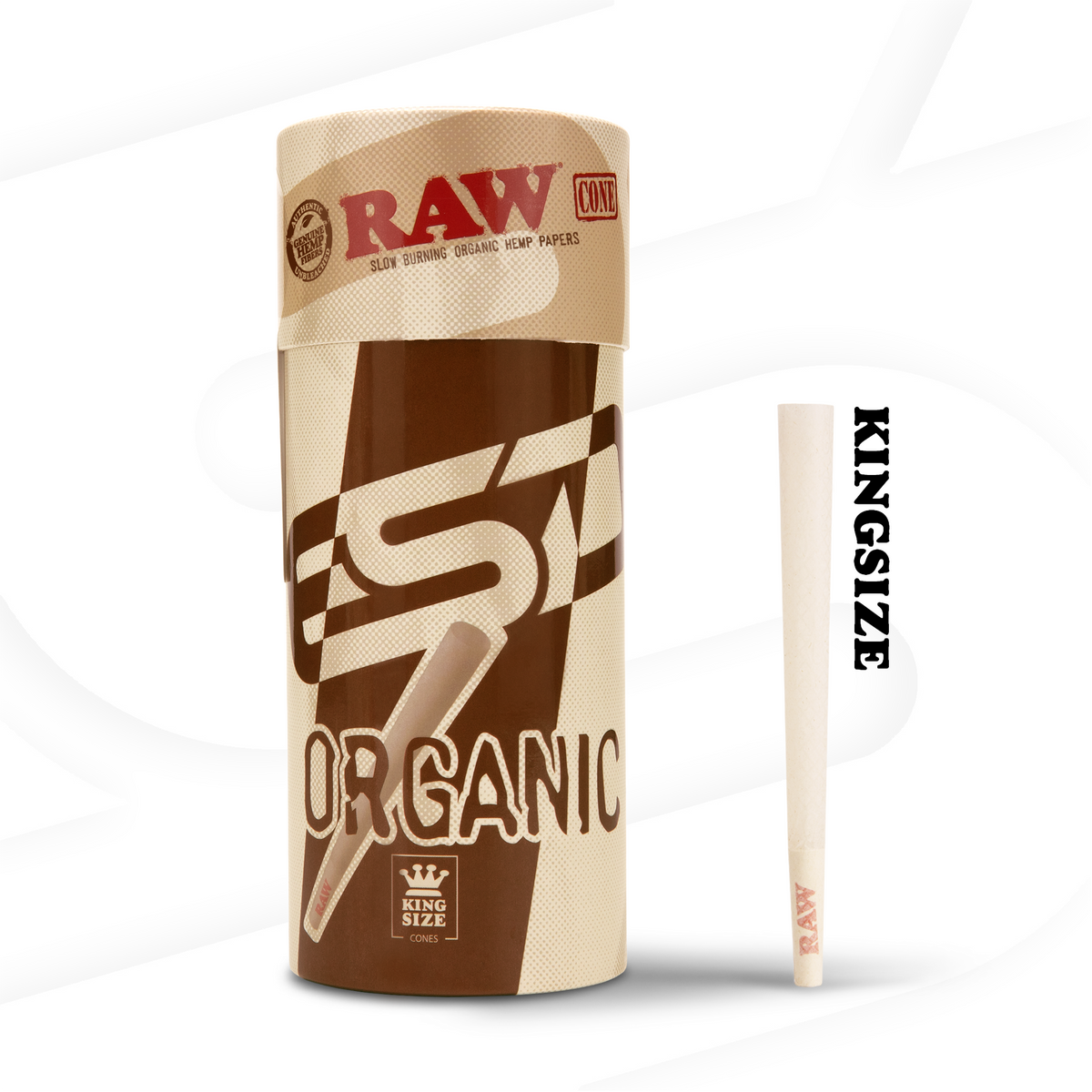 RAW Organic Hemp King Size Cones RAW Cones RAWR-CNOH-KS01 esd-official