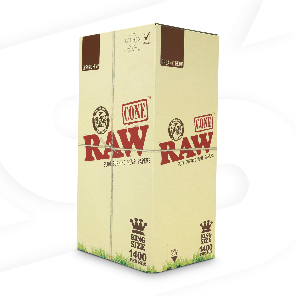 RAW Organic King Size Cones | Bulk Box | 1400 Cone/Pack RAW Cones RAWT-CNOH-KS04 esd-official