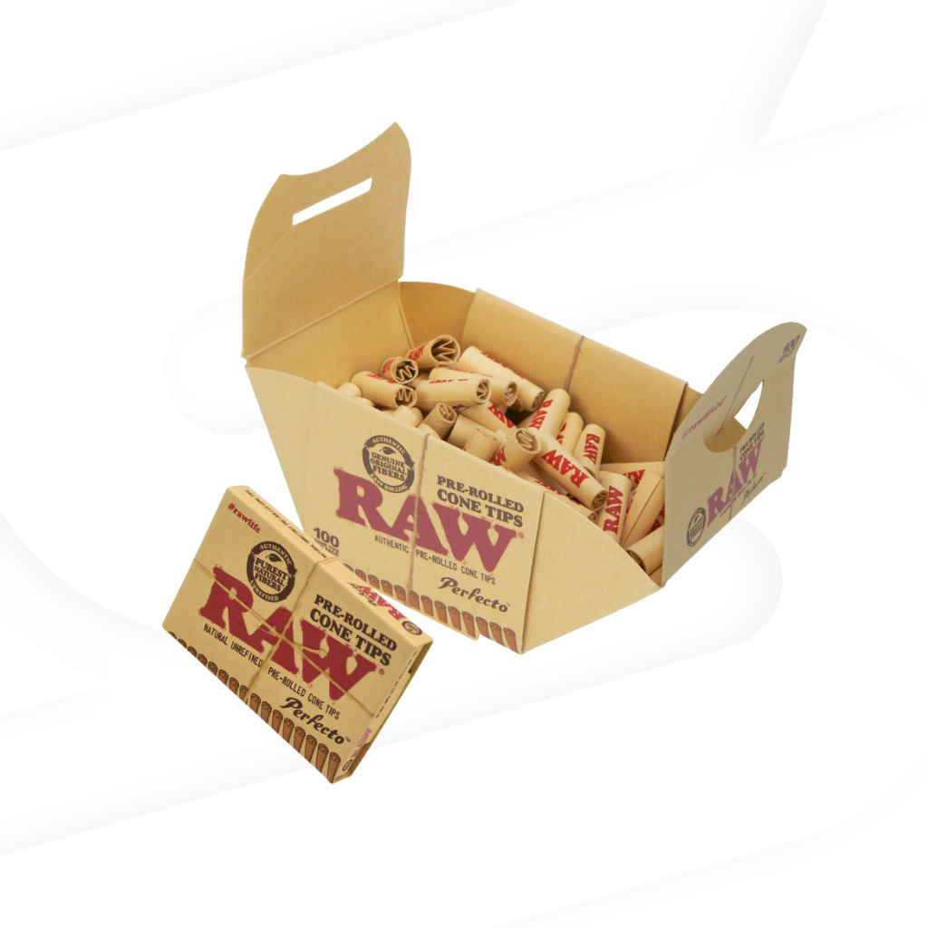 RAW Perfecto Pre-Rolled Cone Tips Rolling Tips esd-official