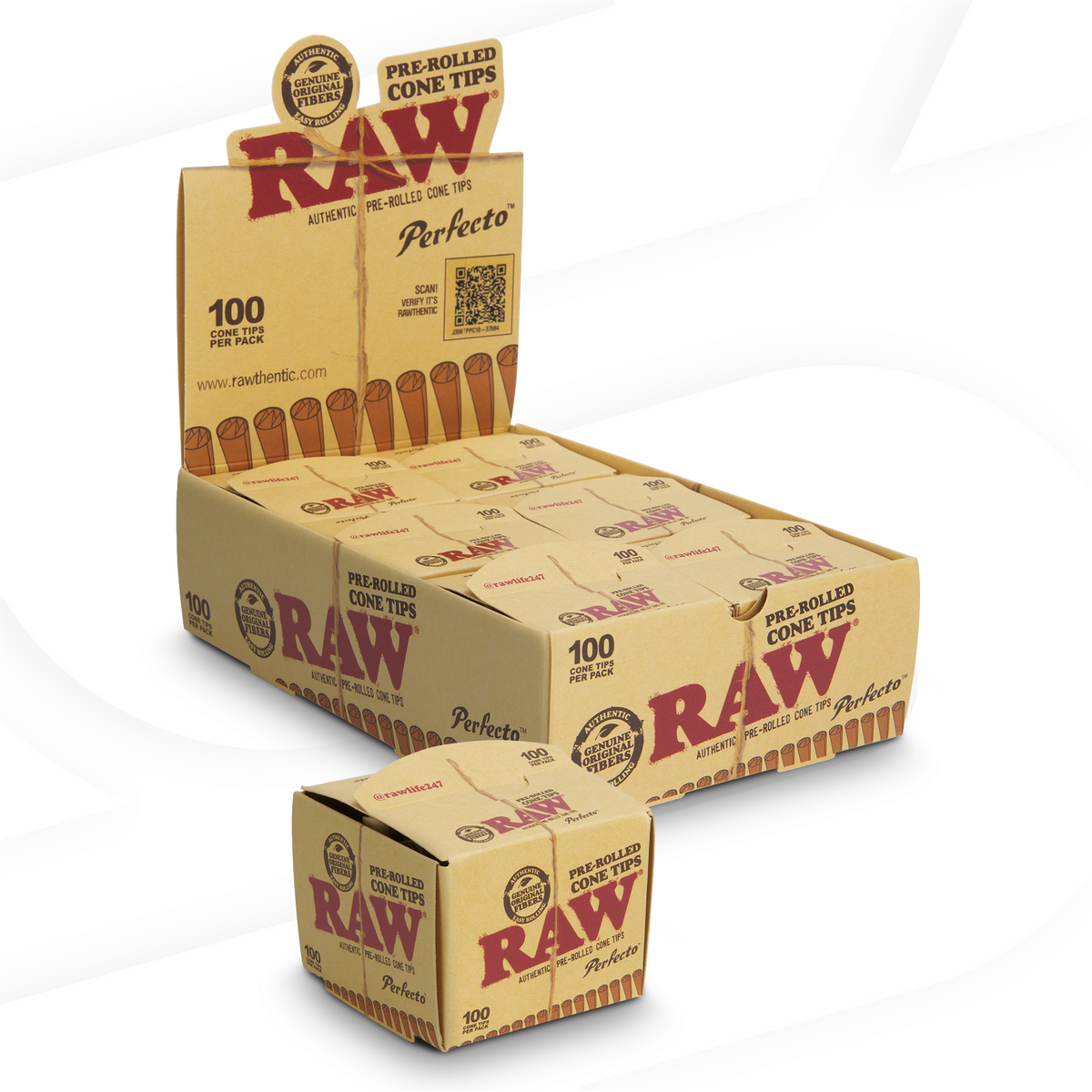 RAW Perfecto Pre-Rolled Cone Tips Rolling Tips RAWB-RATH-0011 esd-official