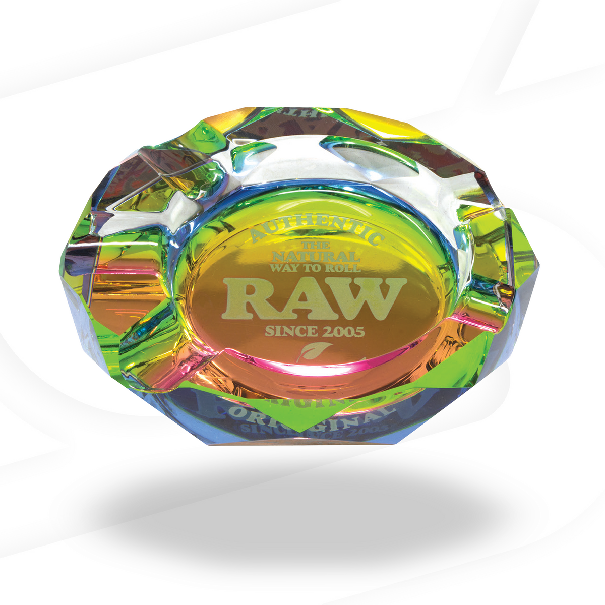 RAW Phat Glass Ashtray Rolling Trays RAWU-RAAS-0010 esd-official