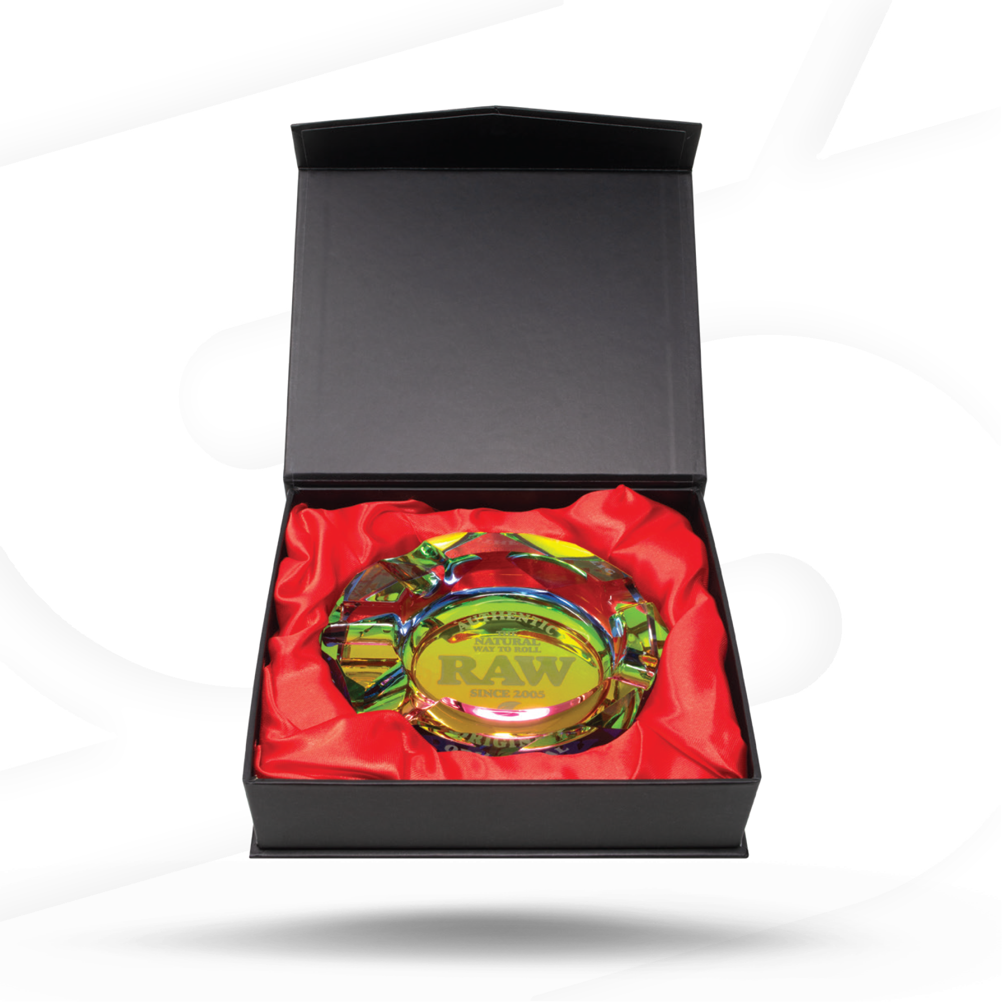 RAW Rainbow Phat Glass Ashtray Rolling Trays RAWU-RAAS-0010 esd-official