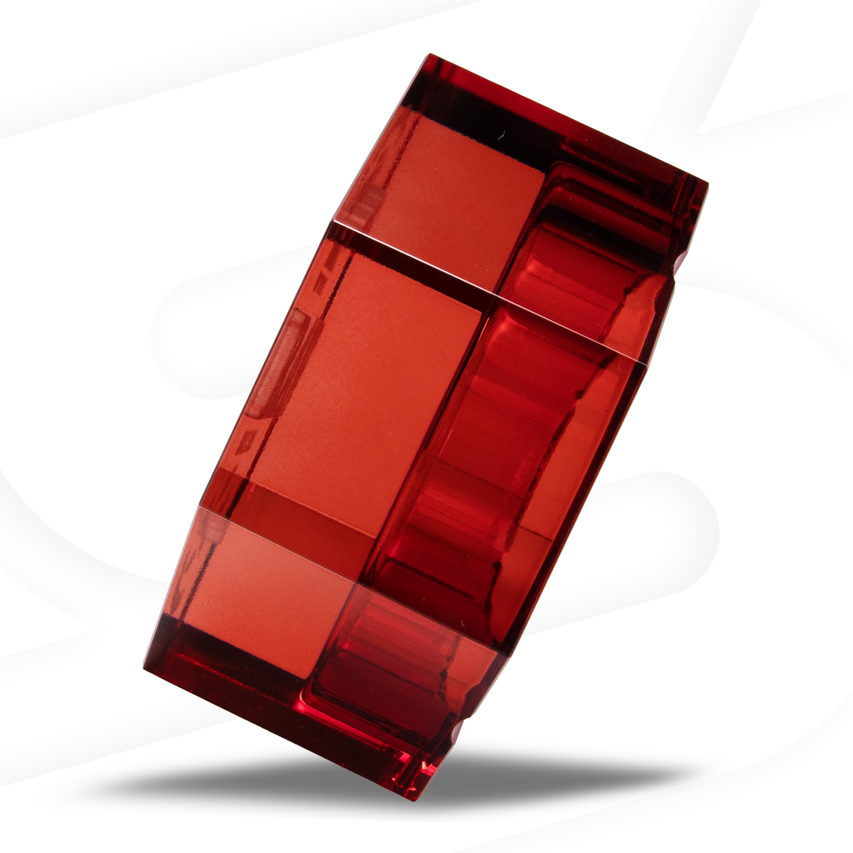 RAW Red Glass Ashtray Rolling Trays RAWU-RAAS-0012 esd-official