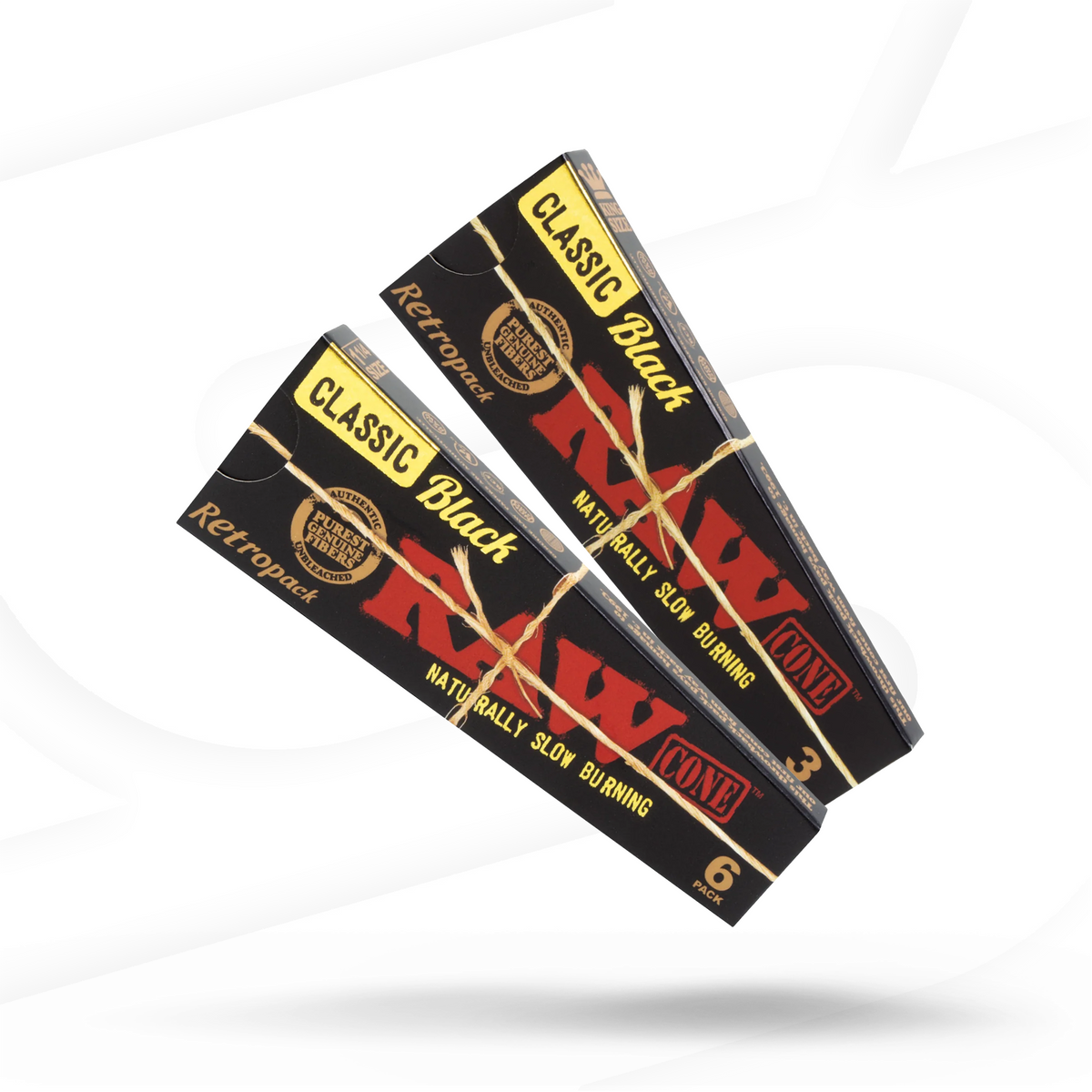 RAW Retropack Black Pre-Rolled Cones RAW Cones esd-official