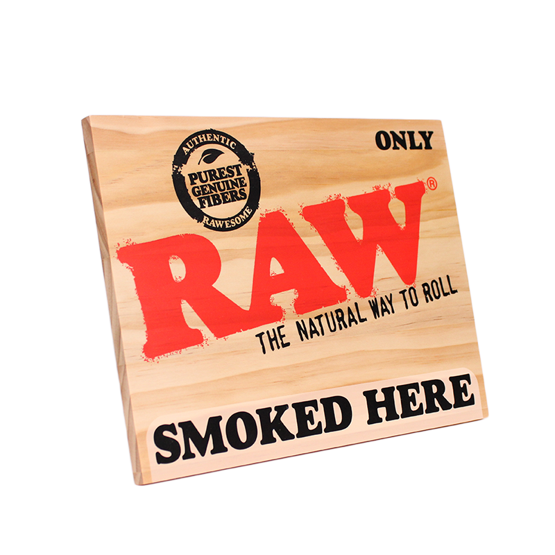 RAW Smoked Here Sign Lifestyle RAWU-LFXX-0008 esd-official