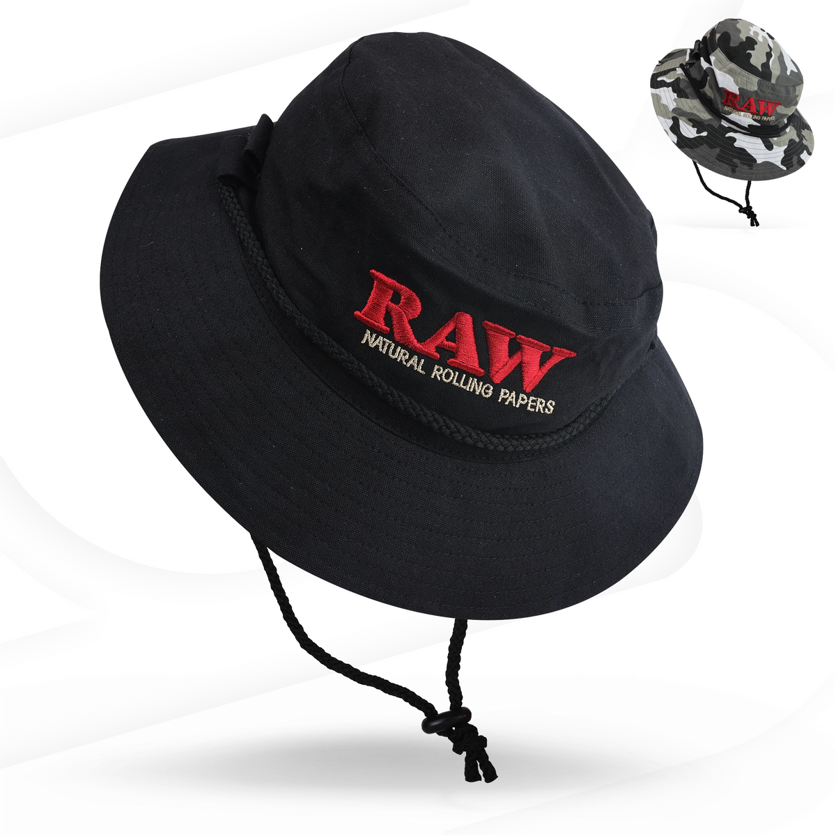 RAW Smokerman&#39;s Hat Black Clothing Accessories esd-official