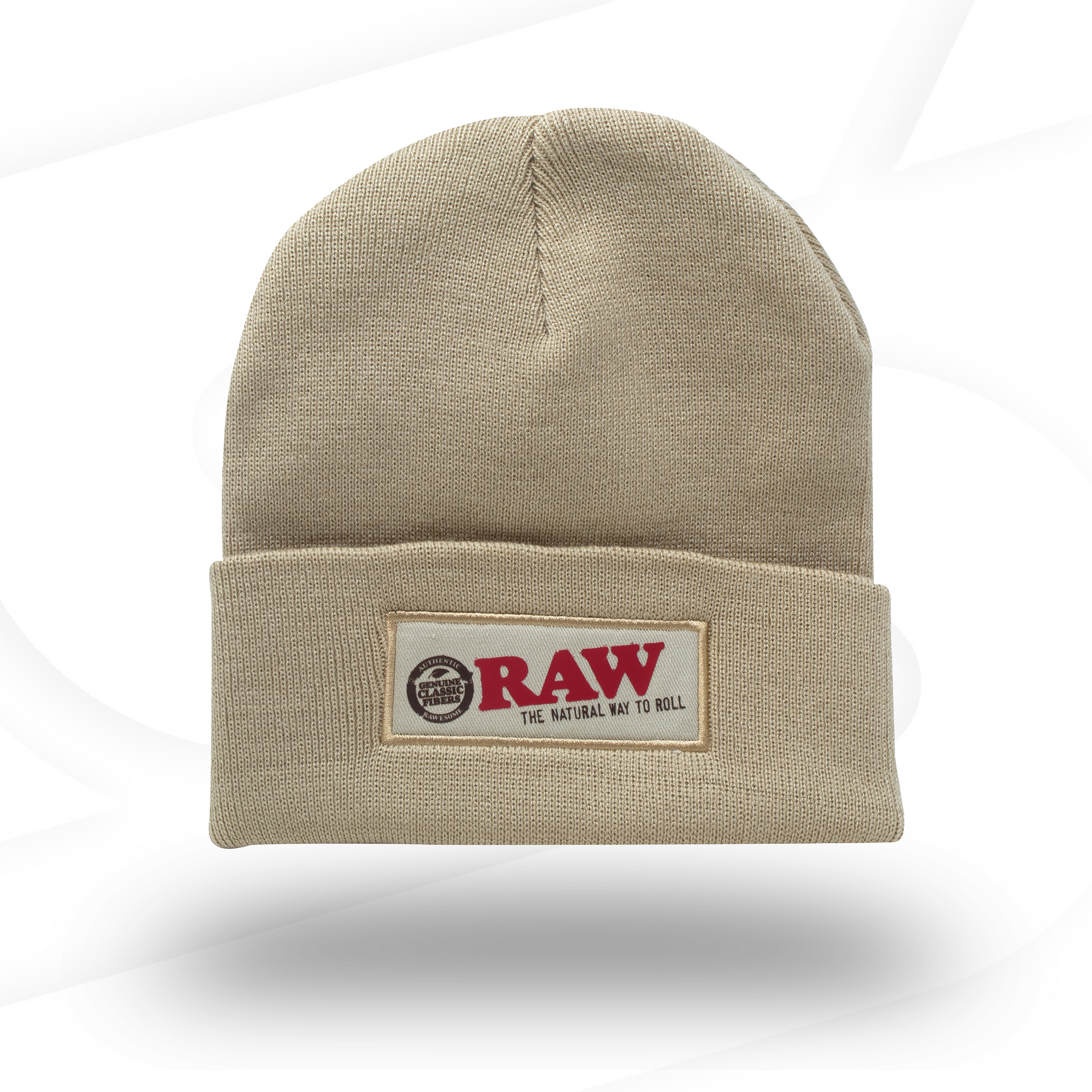 RAW Tan Beanie Clothing Accessories RAWU-APRP-0279 esd-official