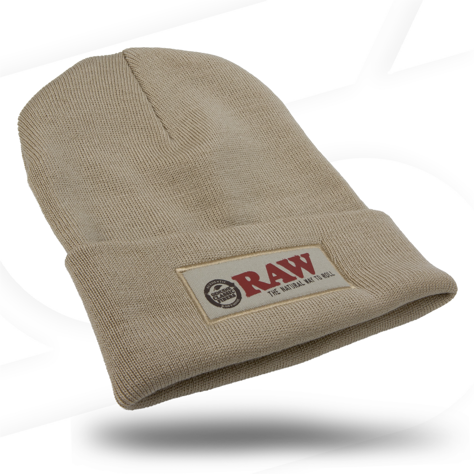 RAW Tan Beanie Clothing Accessories RAWU-APRP-0279 esd-official