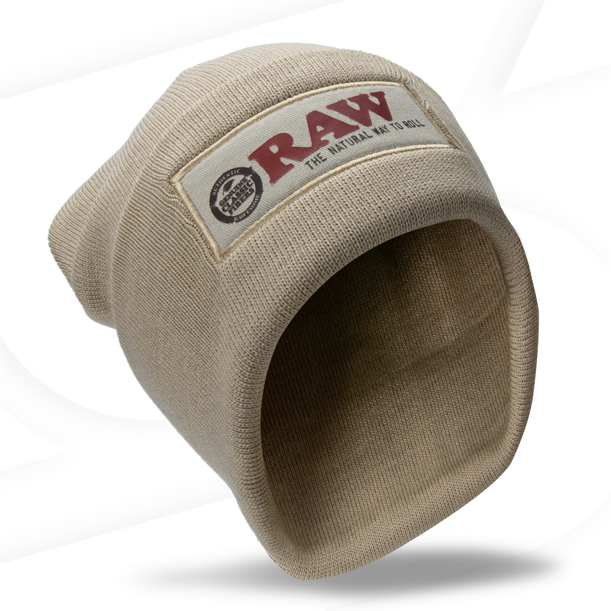 RAW Tan Beanie Clothing Accessories RAWU-APRP-0279 esd-official