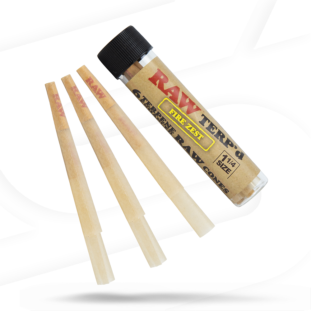 RAW Terp&#39;d 1 1/4 Cones RAW Cones RAWB-CNFL-1405_1/12 esd-official