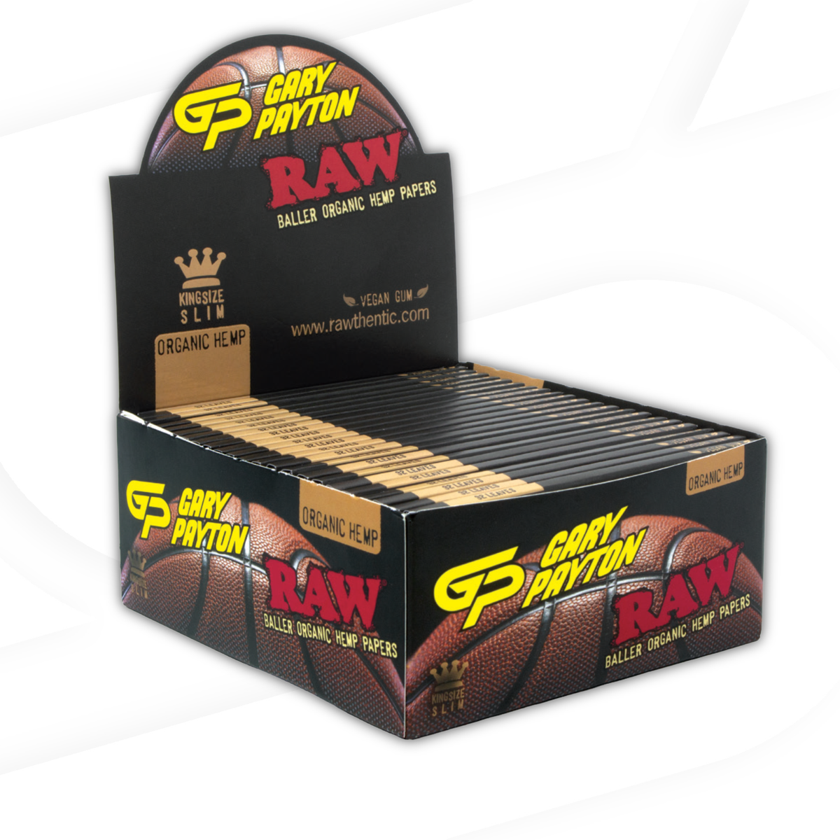 RAW X Gary Payton Organic Hemp King Size Slim Rolling Papers Rolling Papers RAWB-RPOH-KL05 esd-official