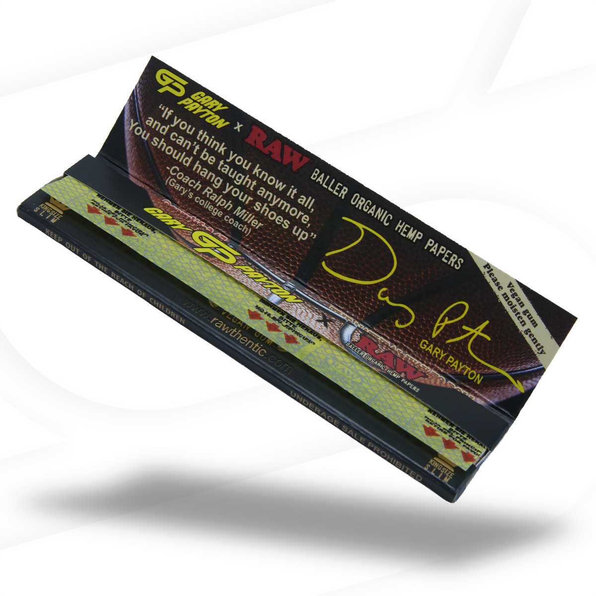 RAW X Gary Payton Organic Hemp King Size Slim Rolling Papers Rolling Papers esd-official