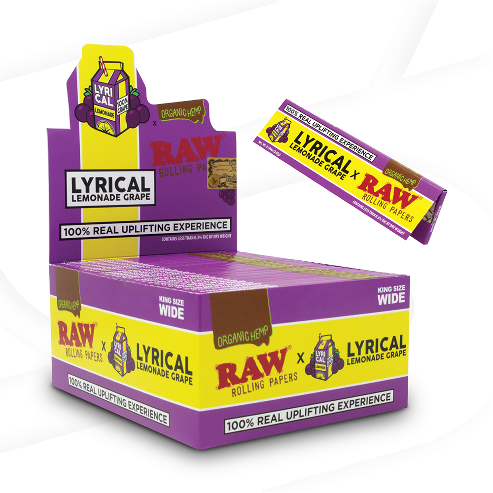 RAW X Lyrical Lemonade Grape Rolling Papers Rolling Papers esd-official