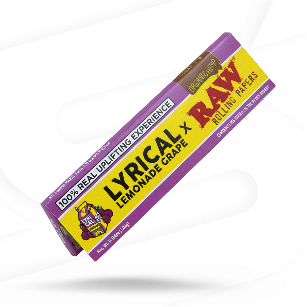 RAW X Lyrical Lemonade Grape Rolling Papers Rolling Papers esd-official