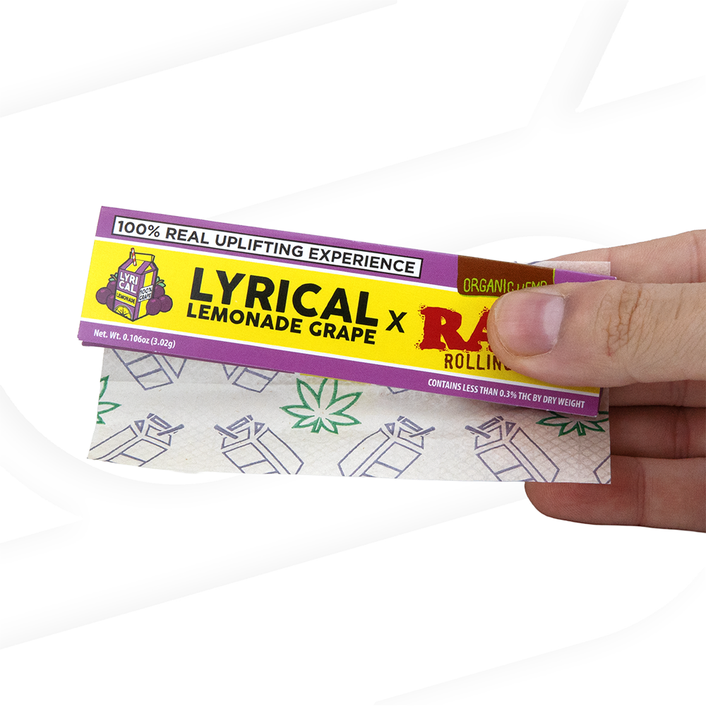 RAW X Lyrical Lemonade King Size Wide Rolling Papers Rolling Papers RAWB-RPOH-KW02_1/50 esd-official