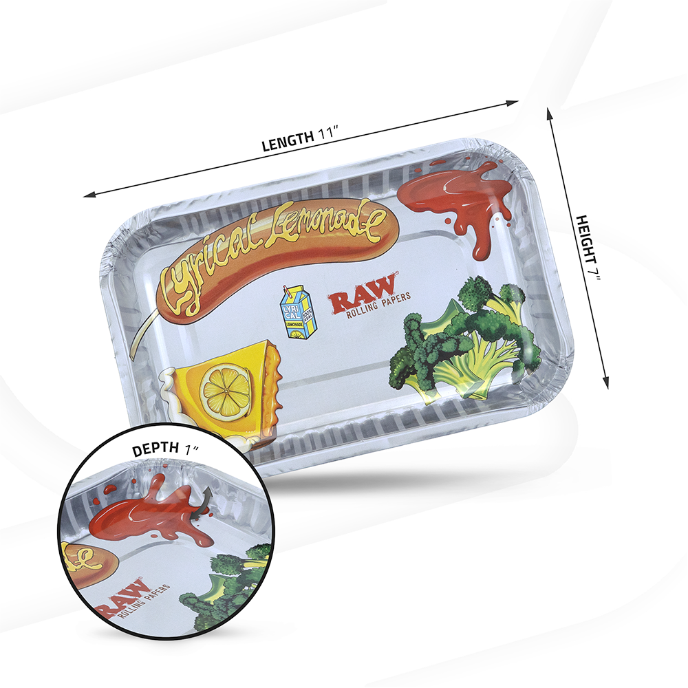 RAW X Lyrical Lemonade Lunch Tray Rolling Trays esd-official