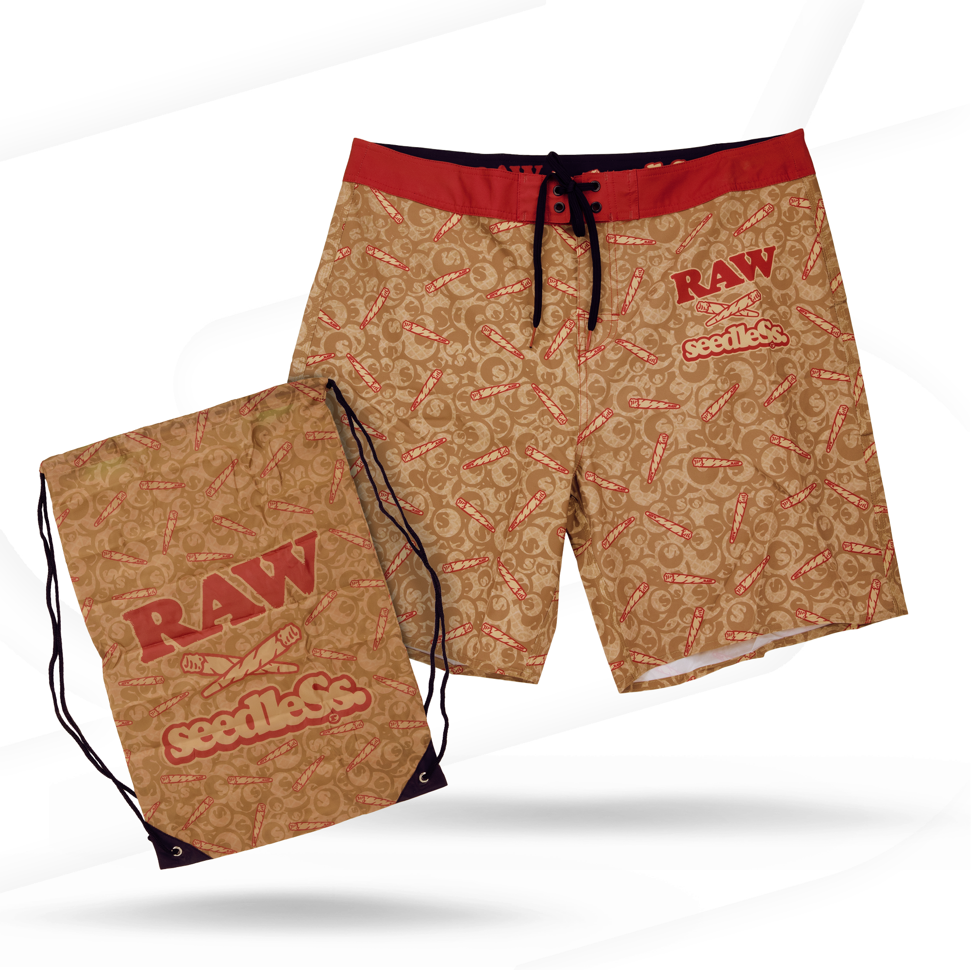 RAW X Seedless Board Shorts Clothing Accessories esd-official