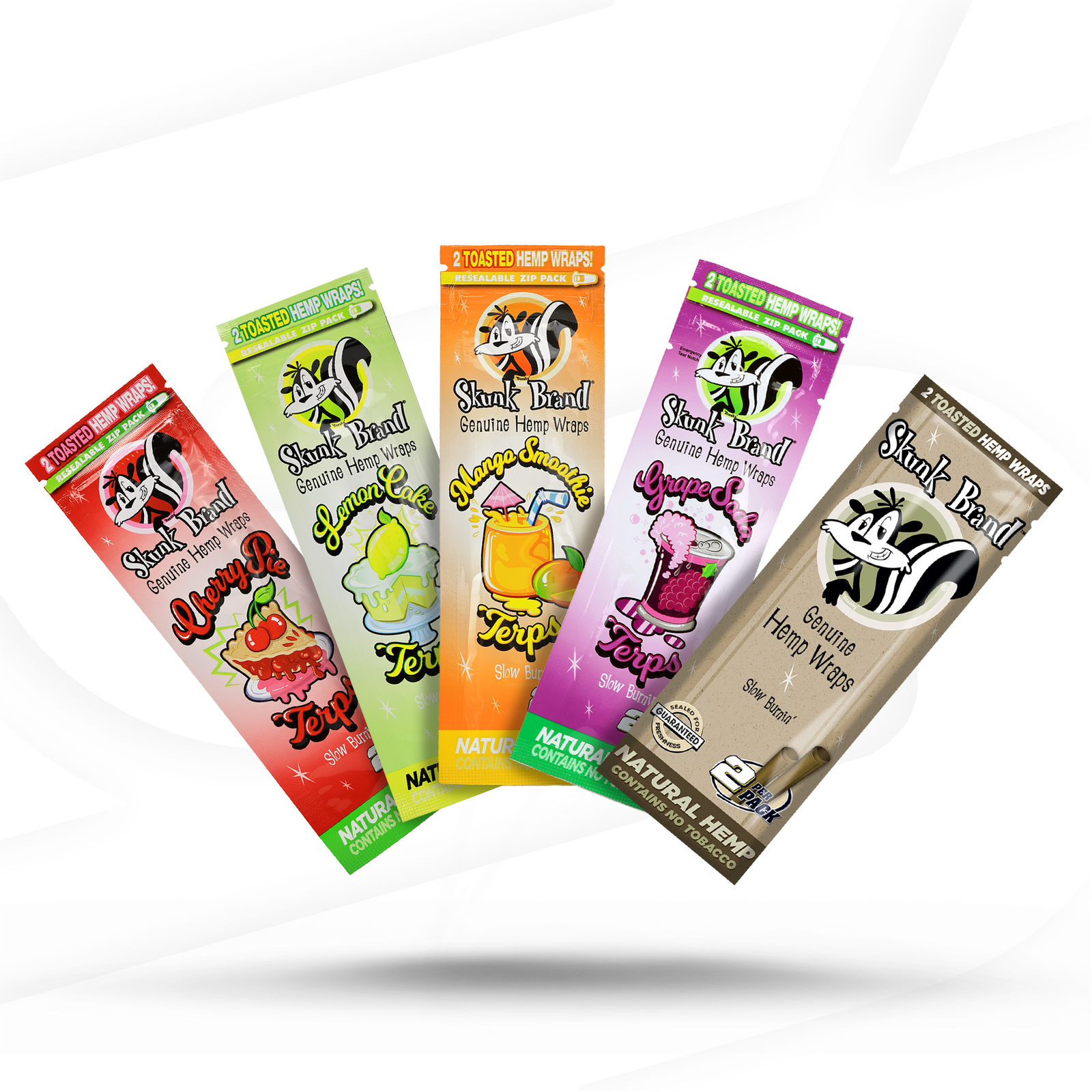 Skunk Terp Enhanced Flavored Hemp Wraps Rolling Papers esd-official