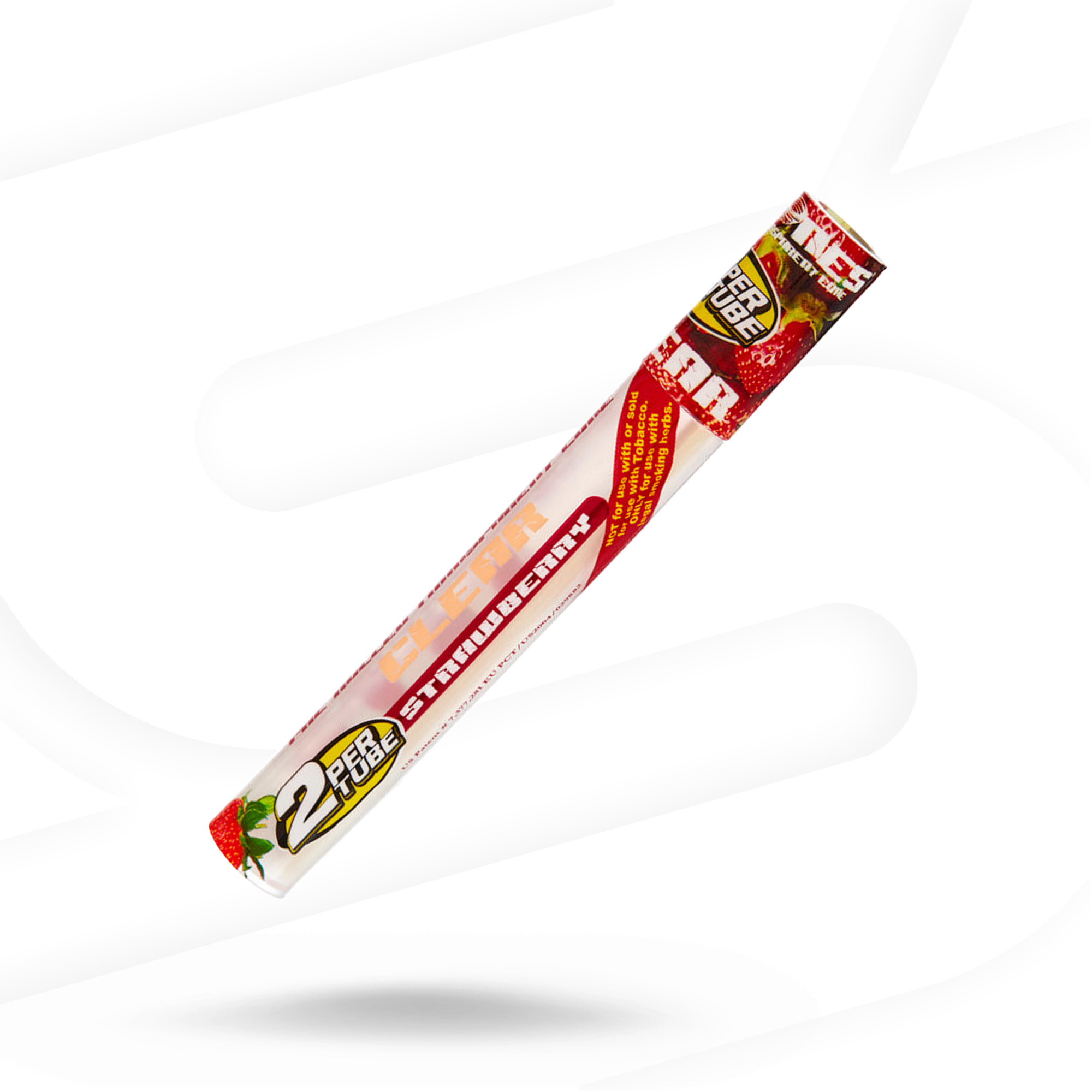 Cyclones Clear Strawberry Flavored Pre Rolled Cones RAW Cones CYCB-CNFL-0003_1/24 esd-official