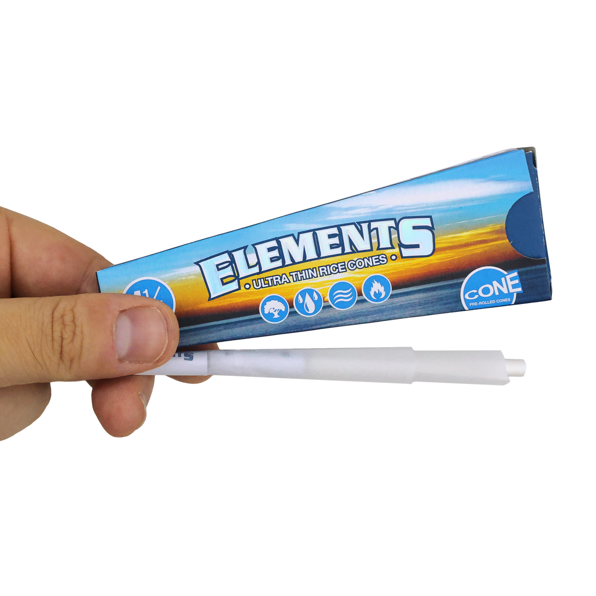 Elements 1 1/4 Cones - 6 Pack RAW Cones ELE10340-1/30 esd-official