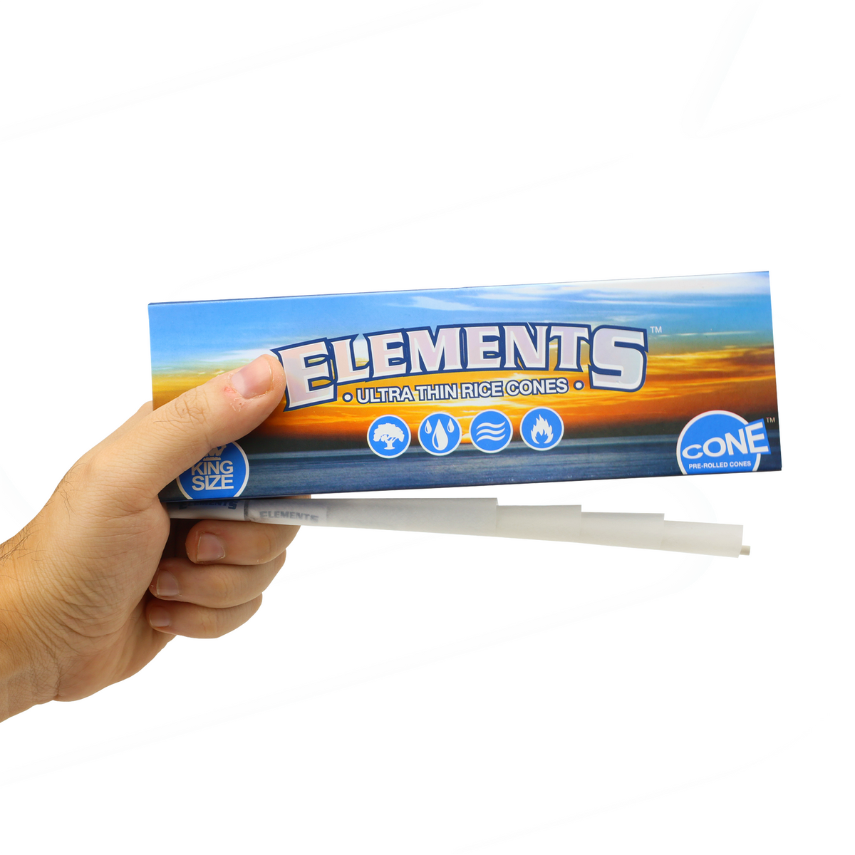 Elements King Size Cones - 40 Pack Cones ELE00360-1/40 esd-official