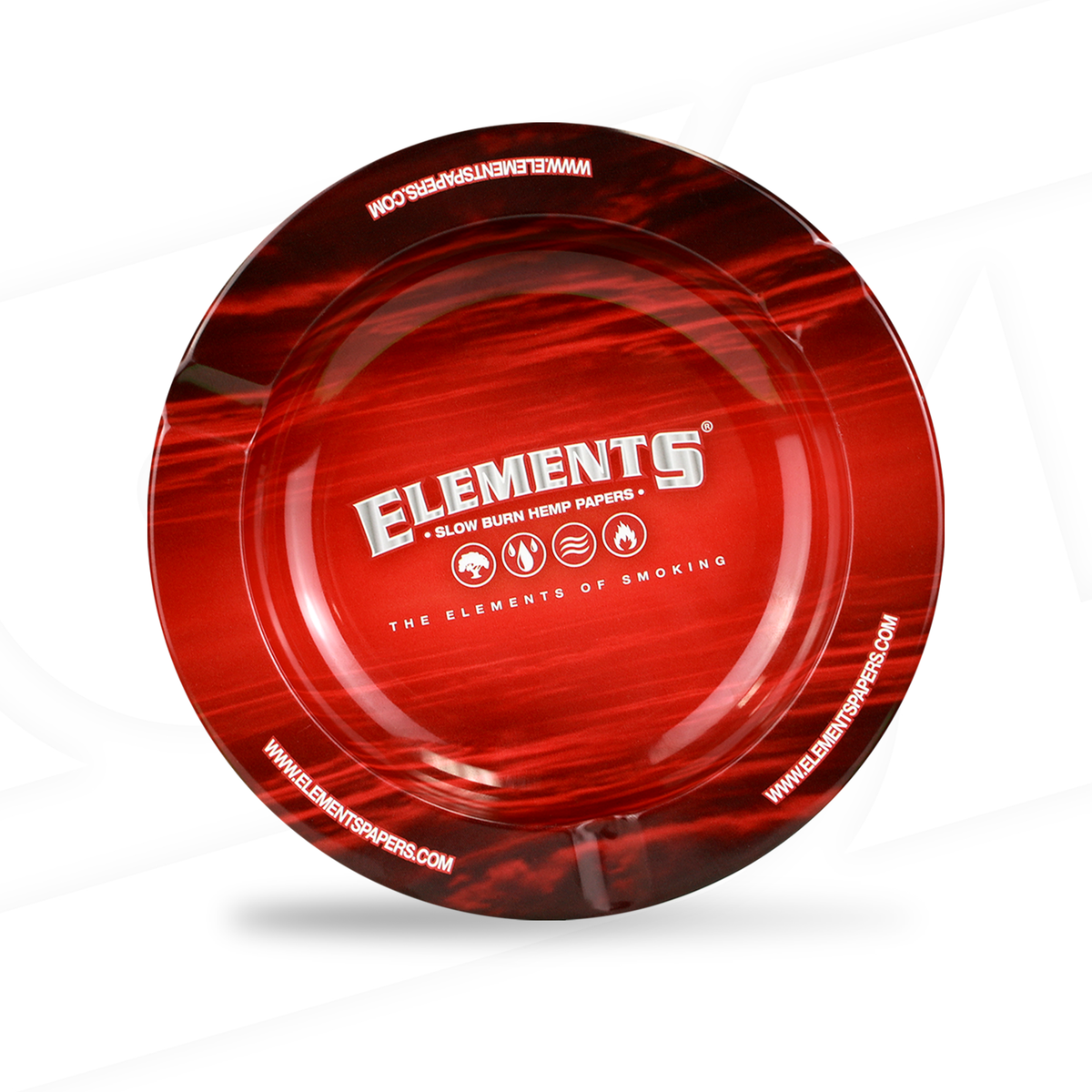 Elements Red Metal Ashtray with Magnet Rolling Trays ELE00441-MUSA01 esd-official