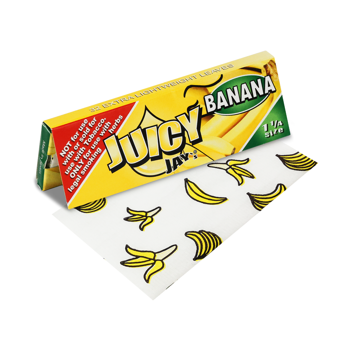 Juicy Jays 1 1/4 Banana Flavored Hemp Rolling Papers Rolling Papers esd-official
