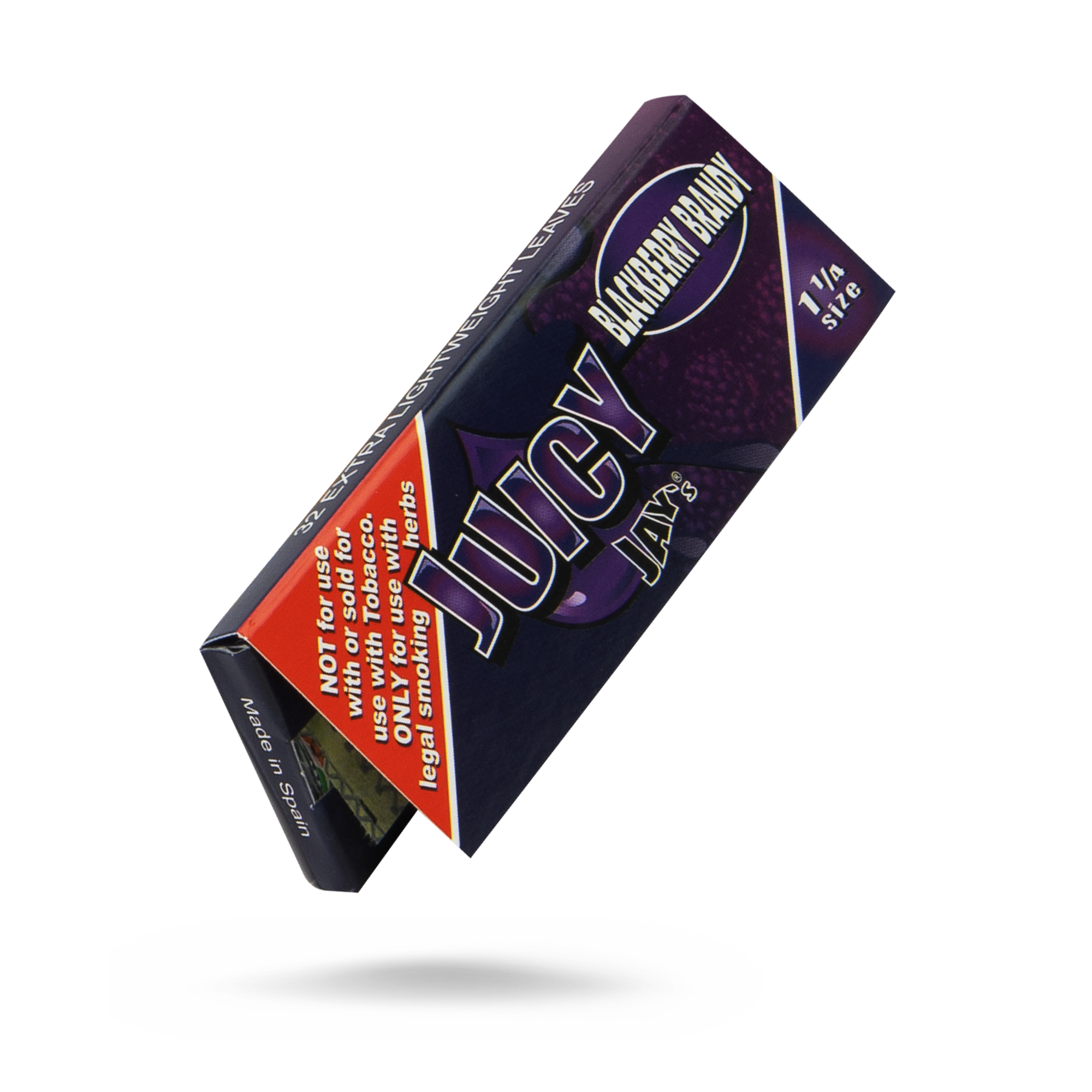 Juicy Jays 1 1/4 Blackberry Brandy Flavored Hemp Rolling Papers Rolling Papers JAY10050-1/24 esd-official