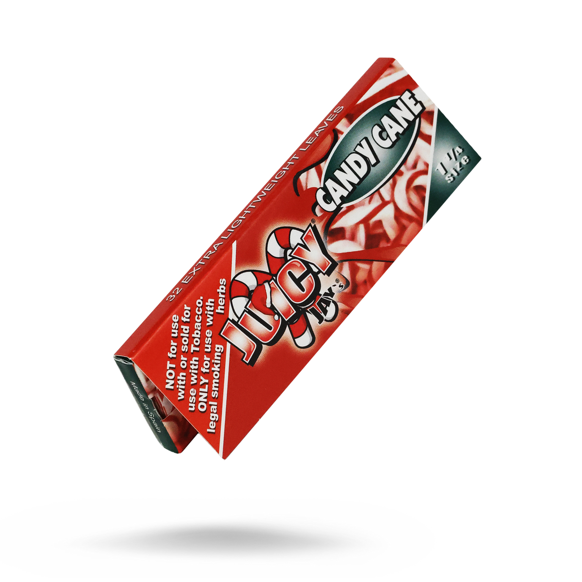 Juicy Jays 1 1/4 Candy Cane Flavored Hemp Rolling Papers Rolling Papers JAY10027-1/24 esd-official