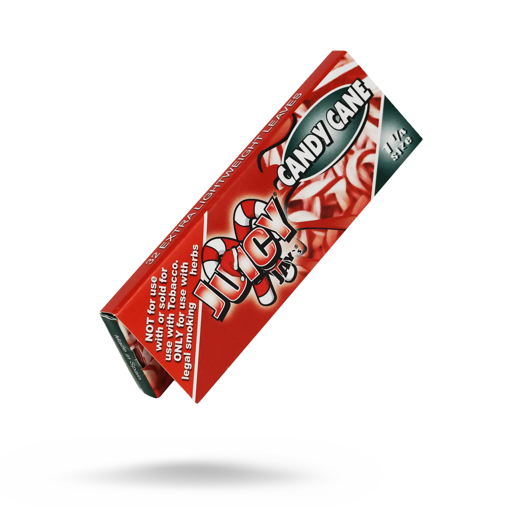 Juicy Jays 1 1/4 Candy Cane Flavored Hemp Rolling Papers Rolling Papers JAY10027-1/24 esd-official