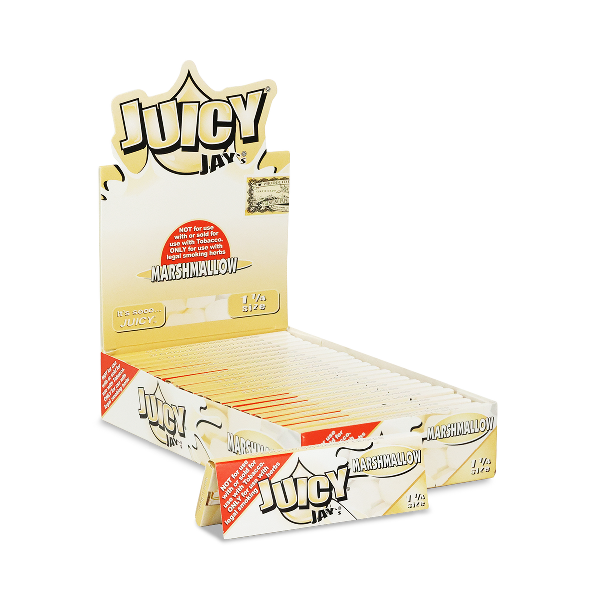 Juicy Jays 1 1/4 Marshmallow Flavored Hemp Rolling Papers Rolling Papers JAY10037 esd-official