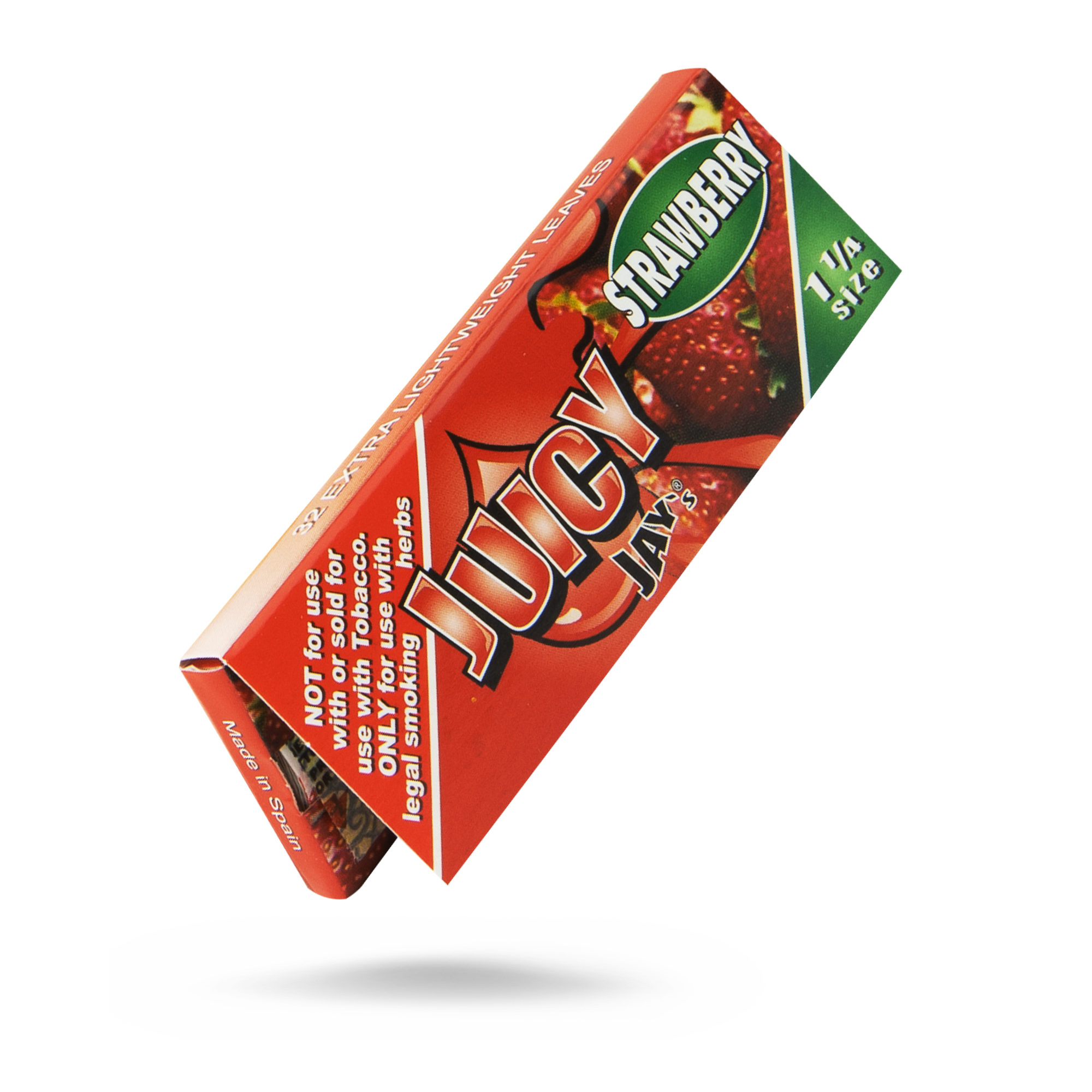 Juicy Jays 1 1/4 Strawberry Flavored Hemp Rolling Papers Rolling Papers JAY10020-1/24 esd-official