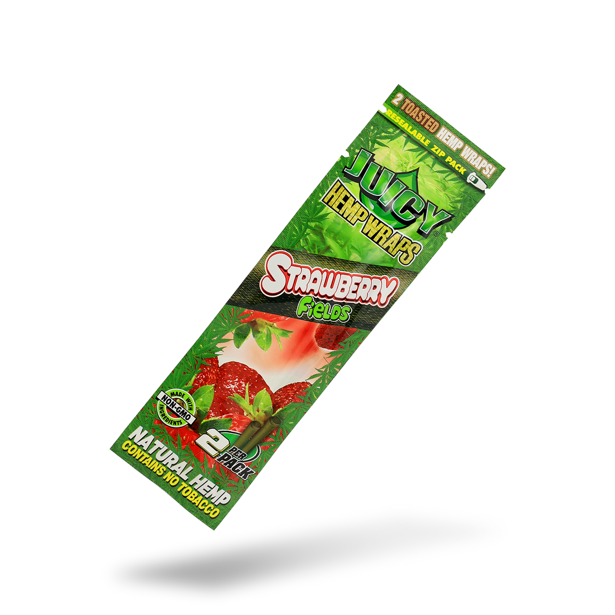 Juicy Jays Strawberry Fields Hemp Wraps Rolling Papers JAY10090-1/25 esd-official