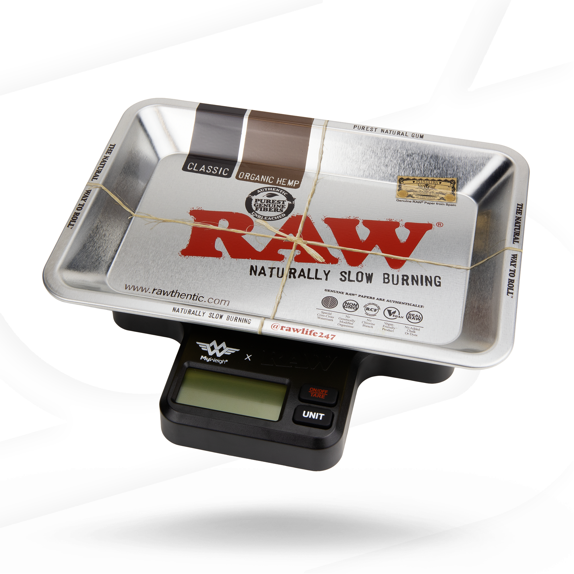 My Weigh X RAW Tray Digital Scale With Mini RAW Rolling Tray 1000g -   Sweden