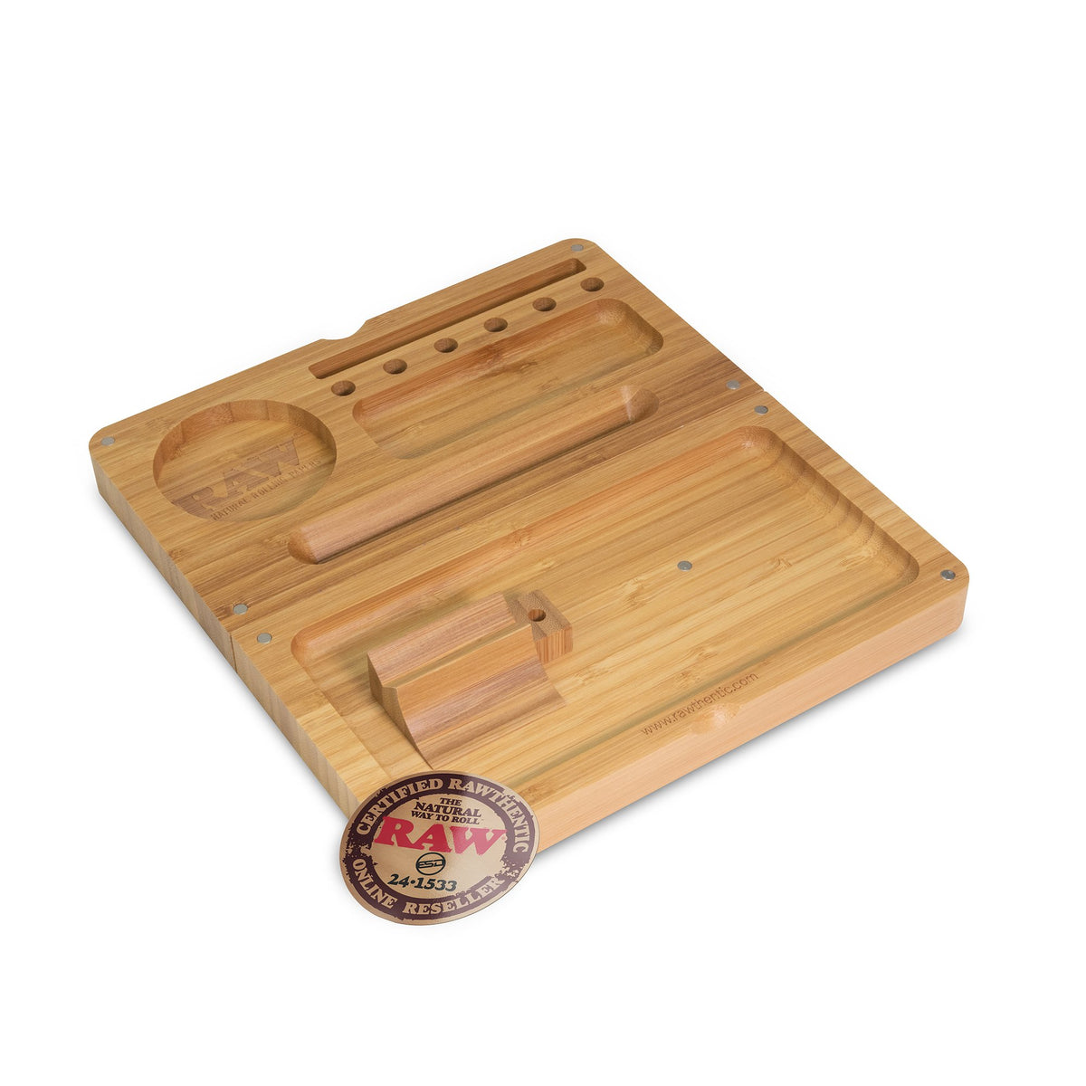 RAW Back Flip Bamboo Rolling Tray Rolling Trays WAR00142-MUSA01 esd-official