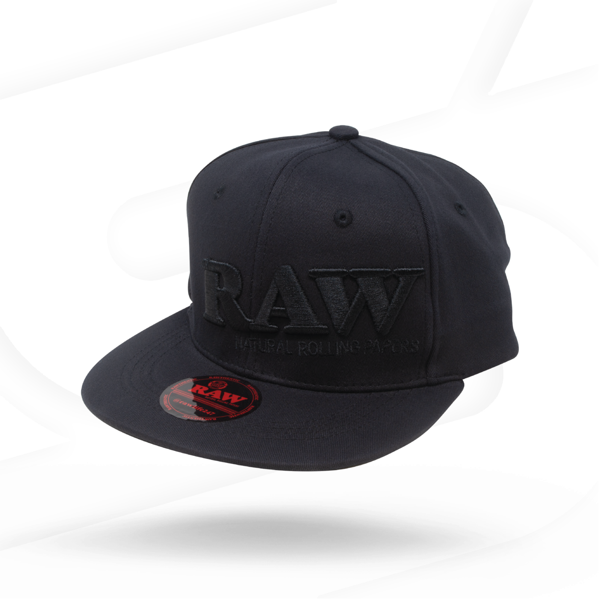 Black Flex-Fit ESD on - Official Cap Black RAW