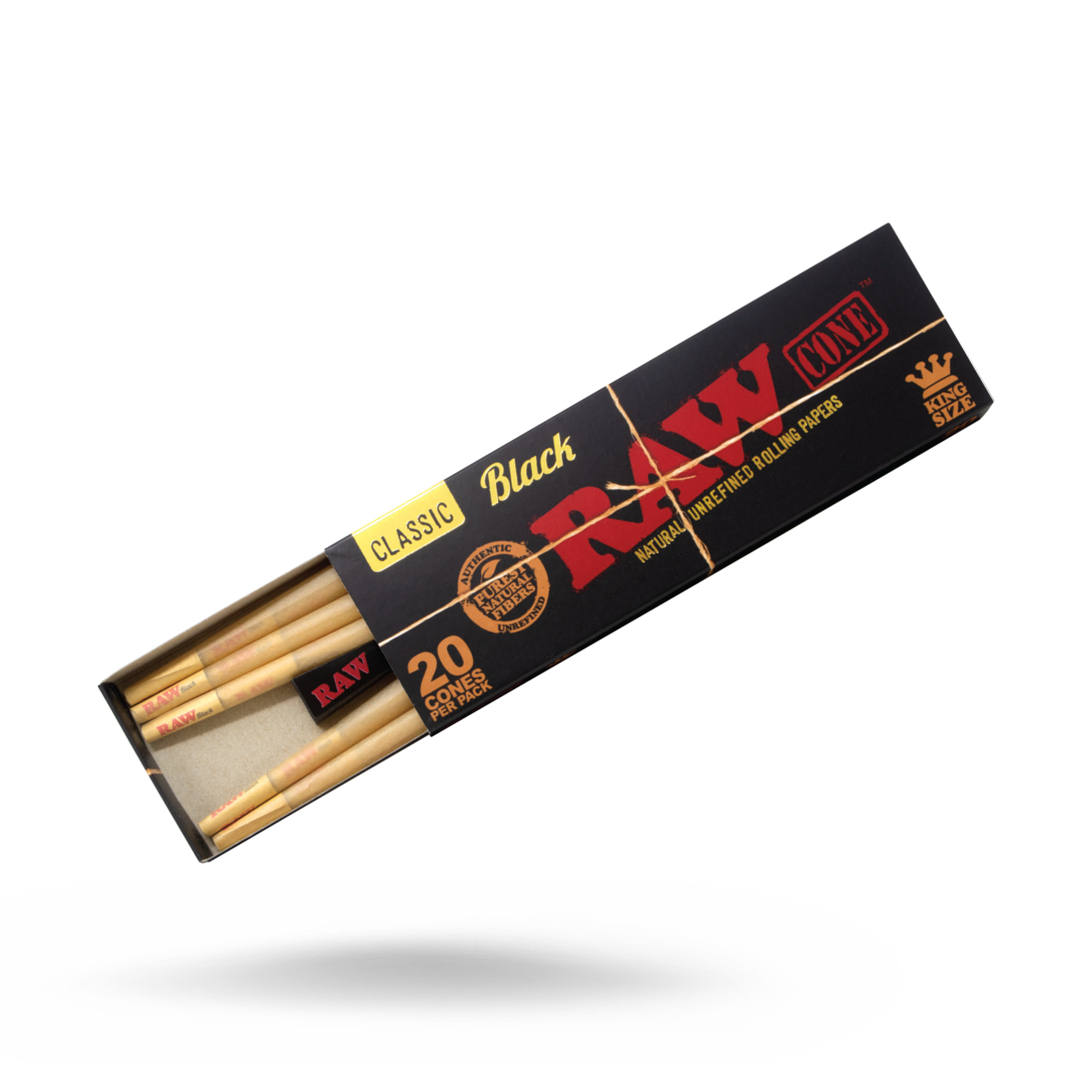 Raw Classic Cones 20 Pack King Size 