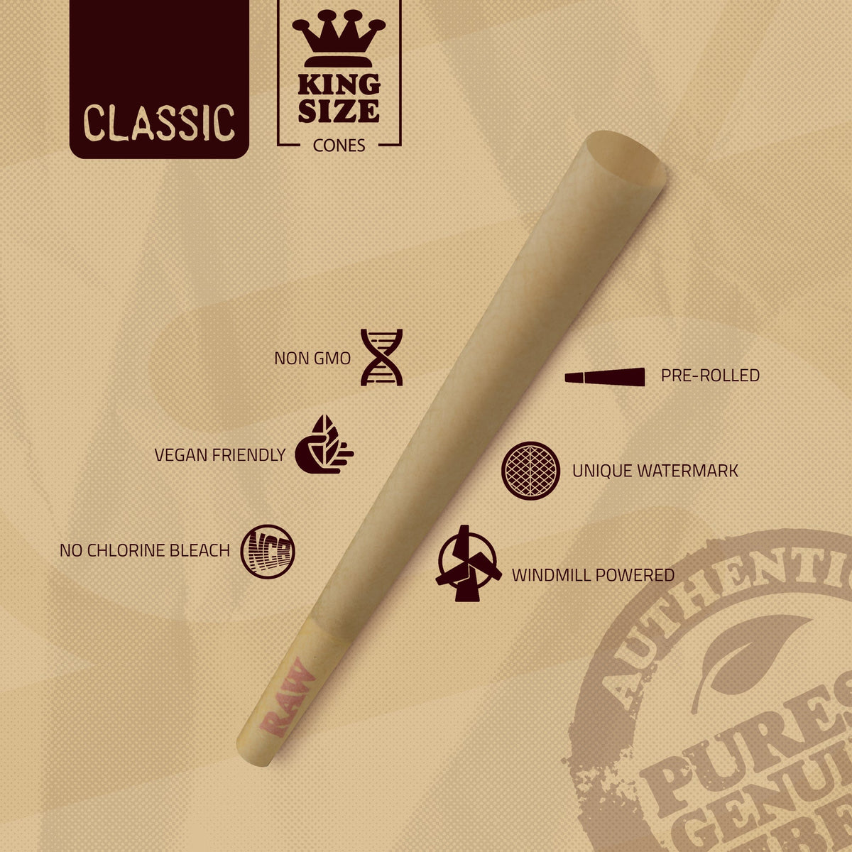 RAW Classic King Size Cones RAW Cones esd-official