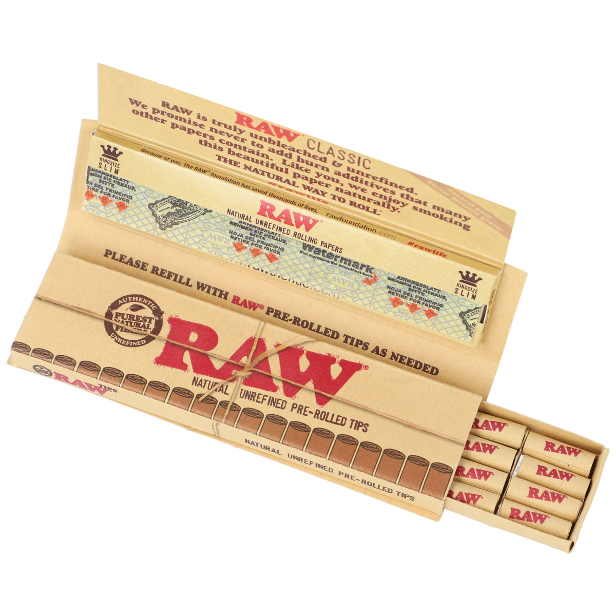 RAW Classic Masterpiece King Size Slim Rolling Papers Rolling Papers esd-official