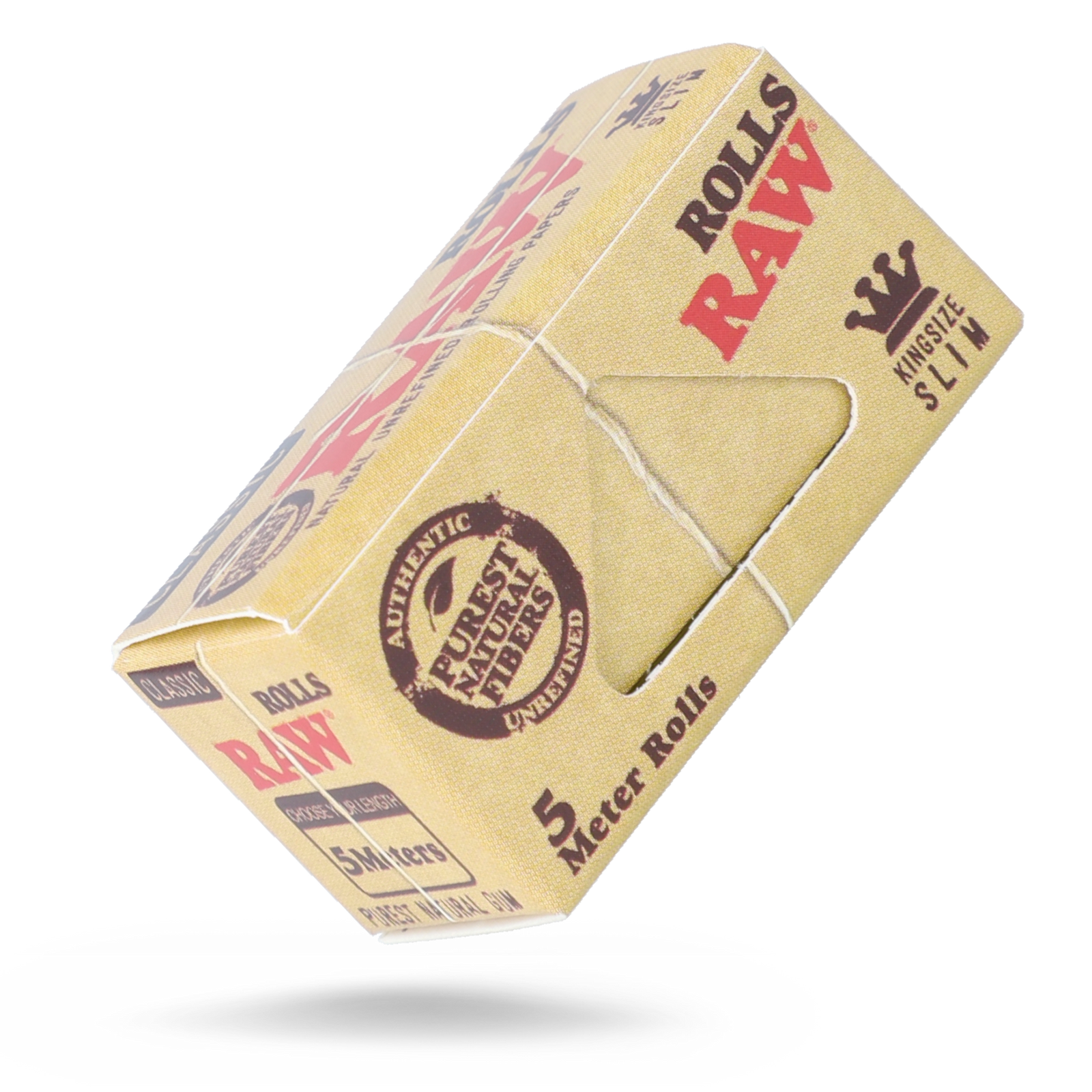 RAW Classic Paper Rolls King Size Slim - 5 Meters Rolling Papers WAR00344-1/24 esd-official