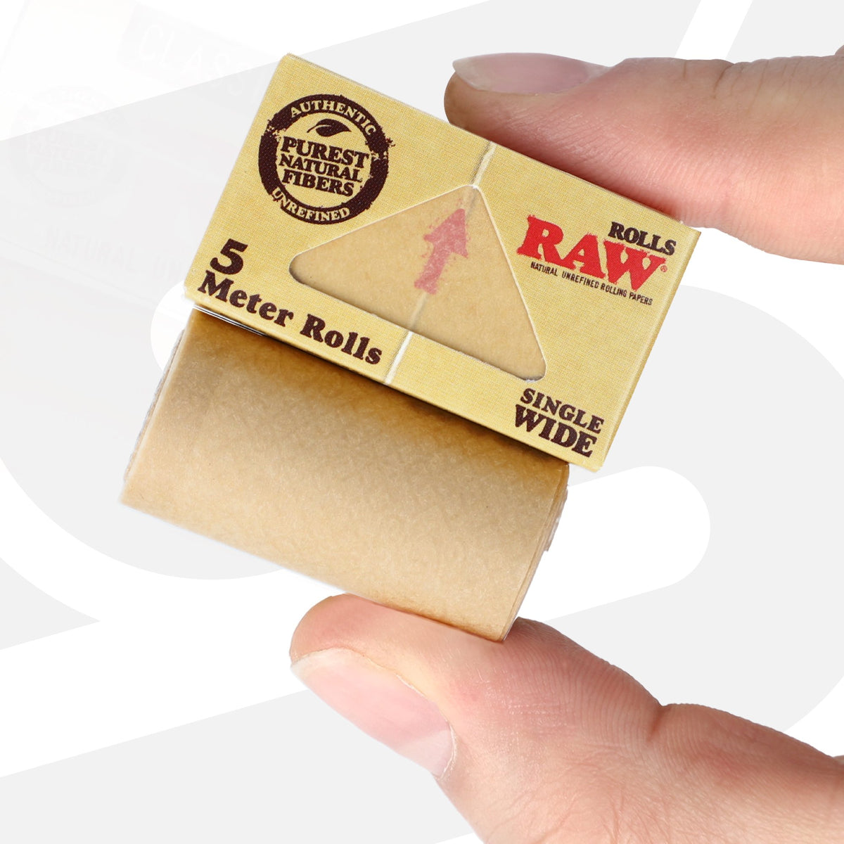 RAW Classic Paper Rolls Single Wide - 5 Meters Rolling Papers esd-official