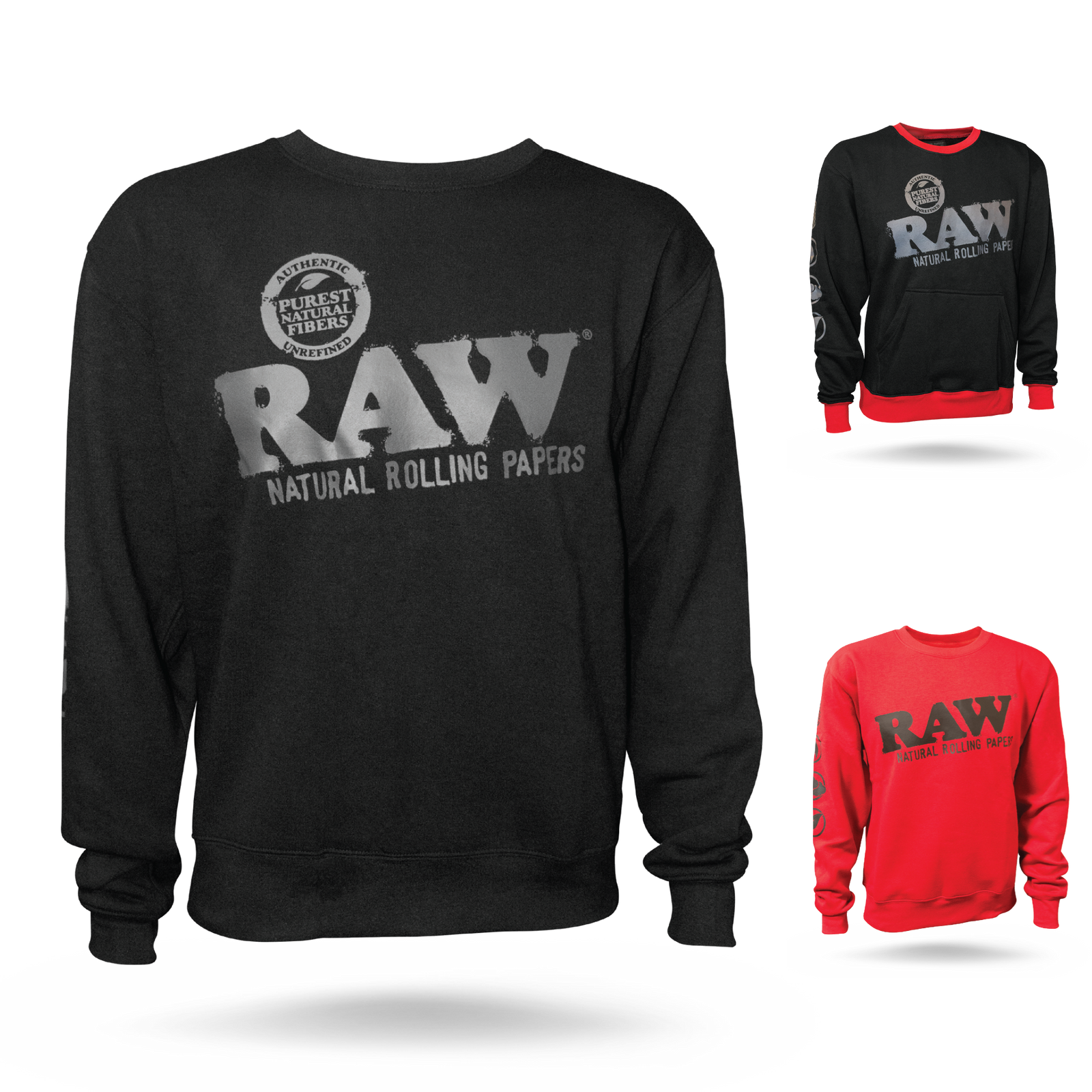 RAW Crewneck Sweatshirt Clothing Accessories esd-official