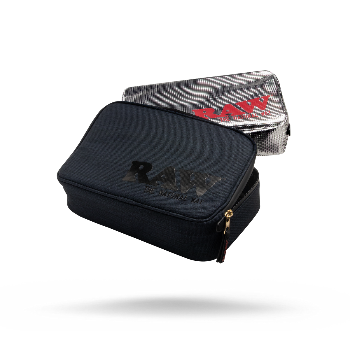 RAW Enhanced Black Smell Proof Smokers Pouch Storage esd-official