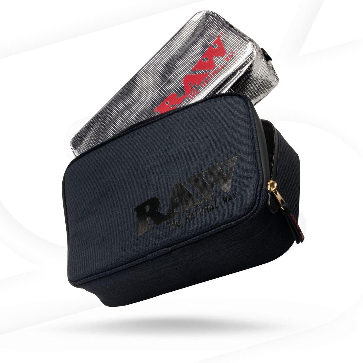 RAW Enhanced Black Smell Proof Smokers Pouch Storage esd-official