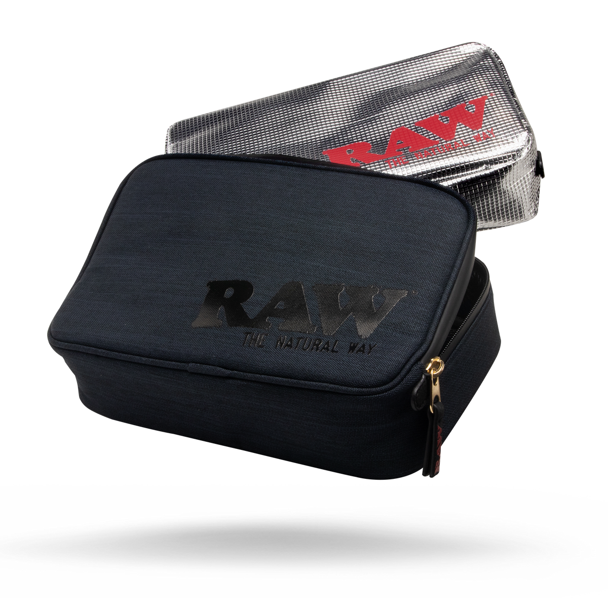 RAW Enhanced Black Smell Proof Smokers Pouch Storage WAR00067-MUSA01 esd-official