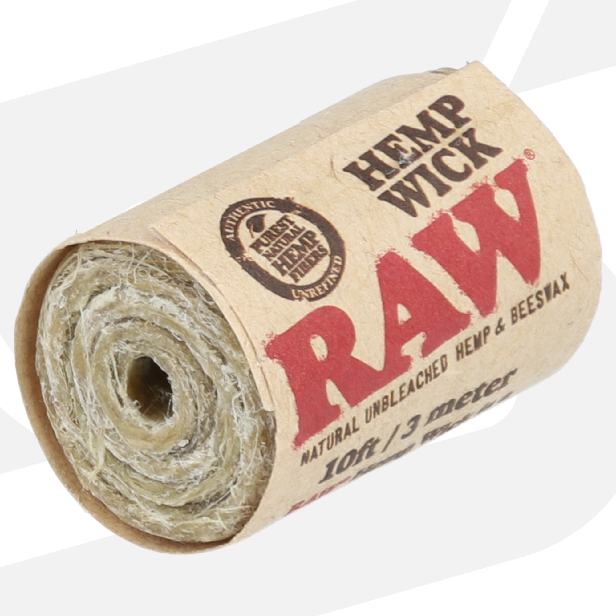 RAW Hemp Wick – 10ft - Bear Blend