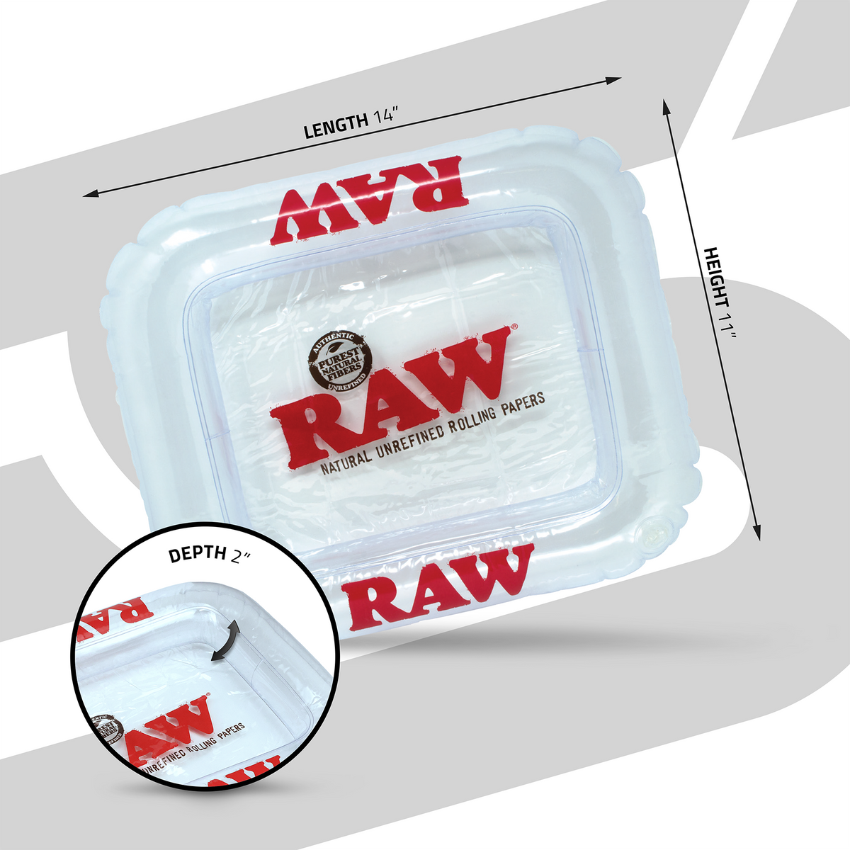 RAW Large Tray Float Rolling Trays WAR00168-MUSA01 esd-official