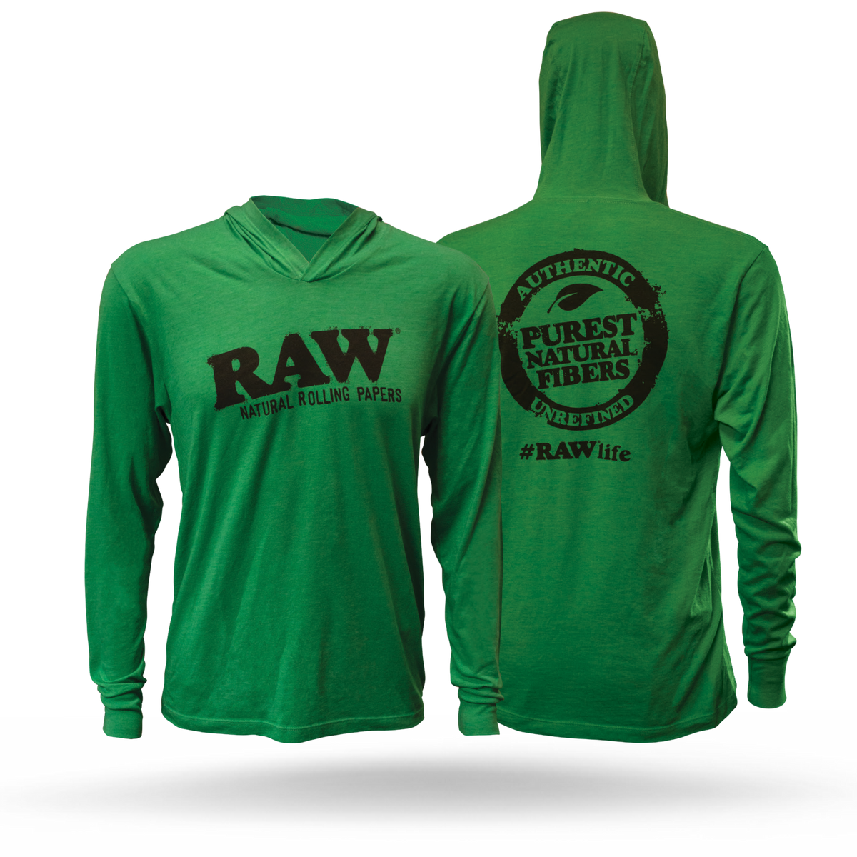 RAW Lightweight Green Hoodie | DISCONTINUED Clothing Accessories esd-official