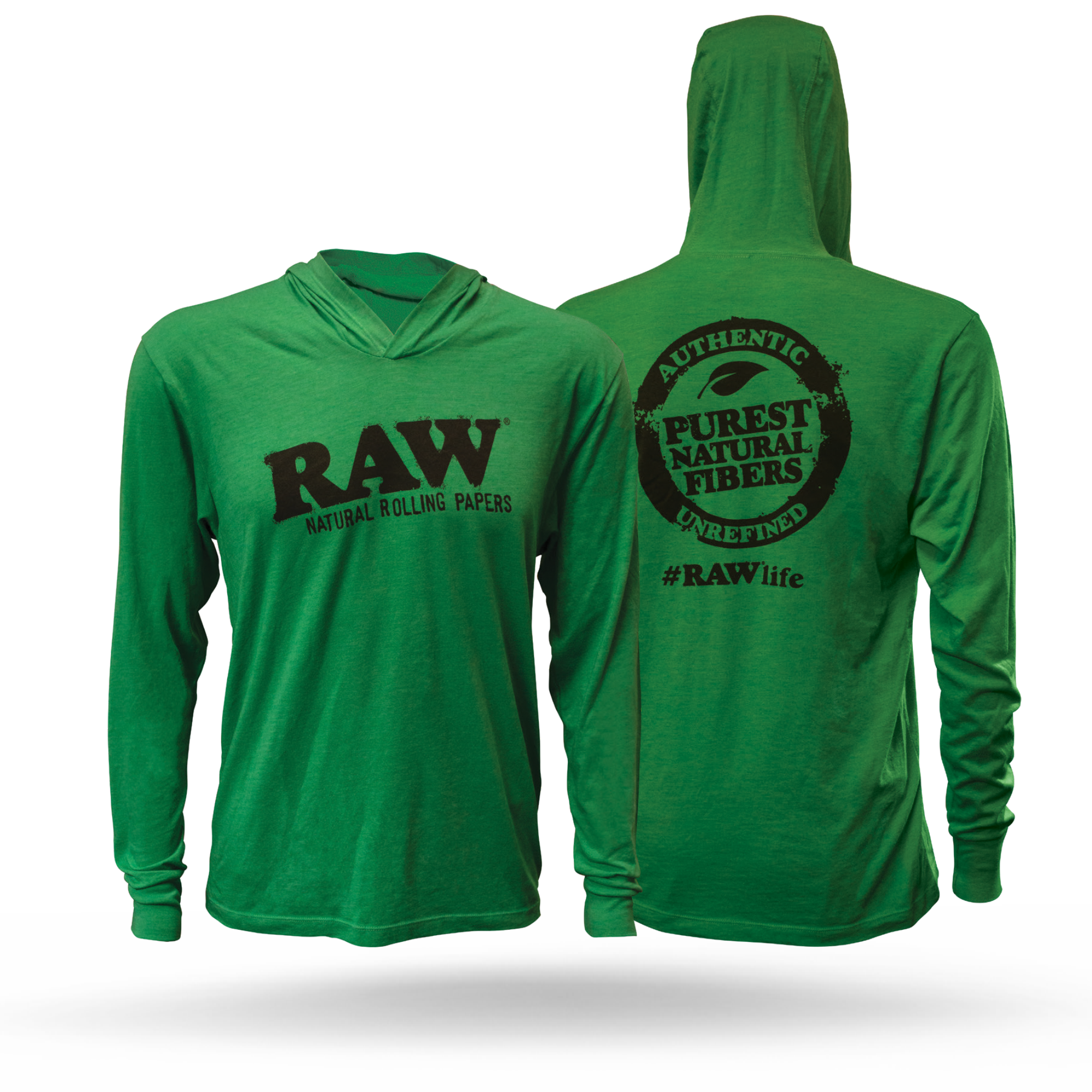 RAW Lightweight Green Hoodie | DISCONTINUED Clothing Accessories esd-official